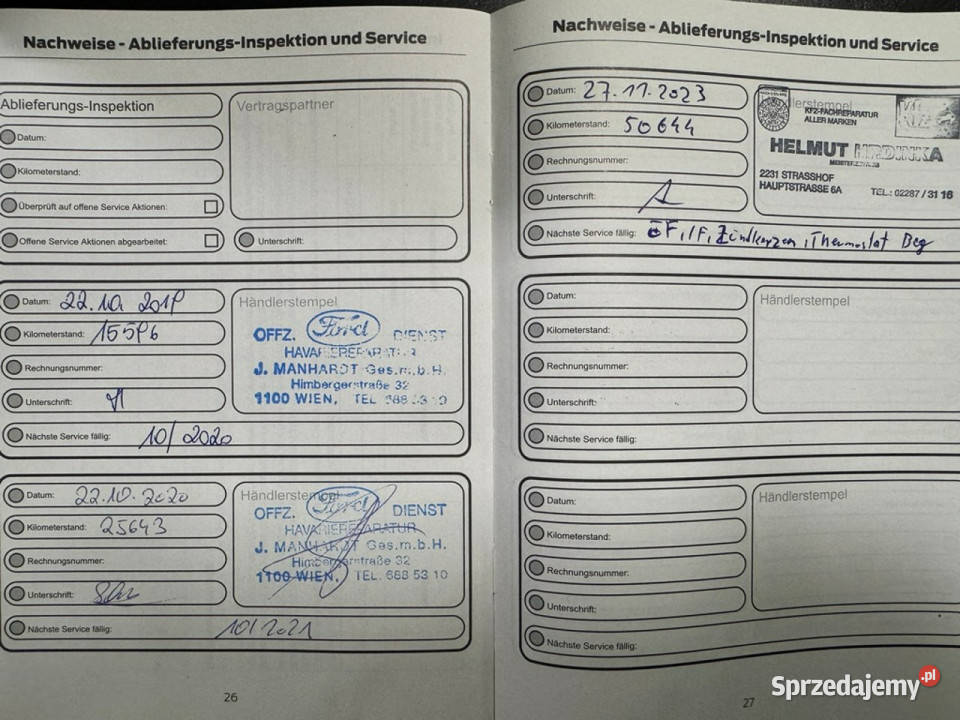 Ford EcoSport Pisemna Gwarancja 12 miesięcy II immobilizer