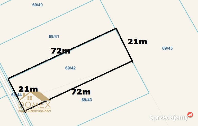 Grunt do sprzedania 1556m2 Międzyświeć