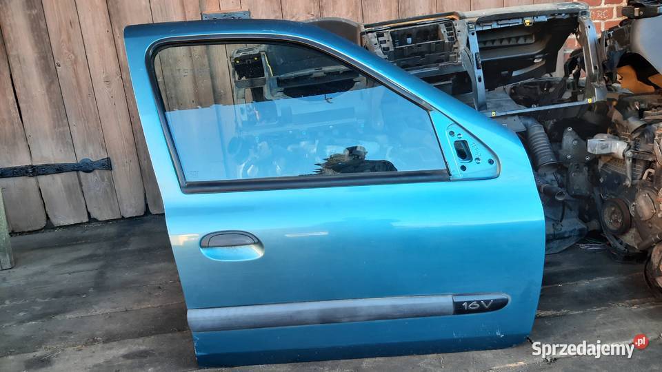 Drzwi kompletne renault clio II lift thalia fl dolnośląskie Dębno sprzedam