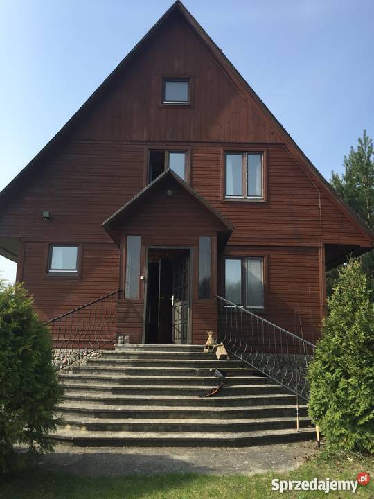Dom ze stawem siedlisko rekreacja cicha okolica Dawia