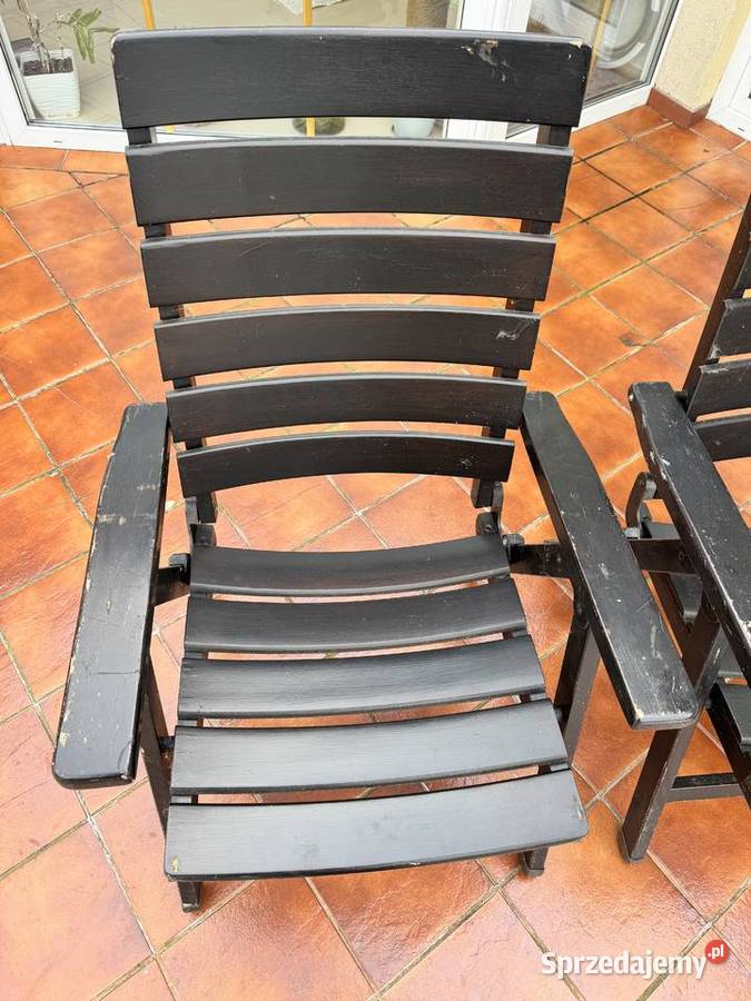 Drewniane fotele ogrodowe leżak krzesło fotel Garwolin