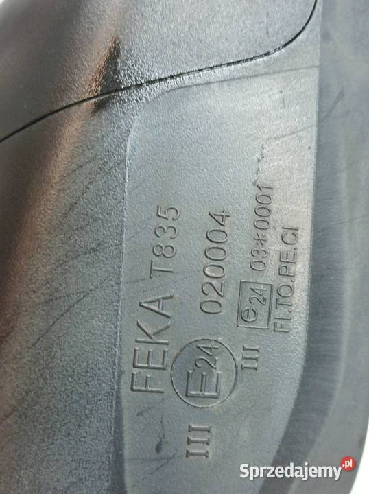 LUSTERKO LEWE MANUALNE 735460572 Fiat Fiorino Rok produkcji 2019 Lusterka zewnętrzne