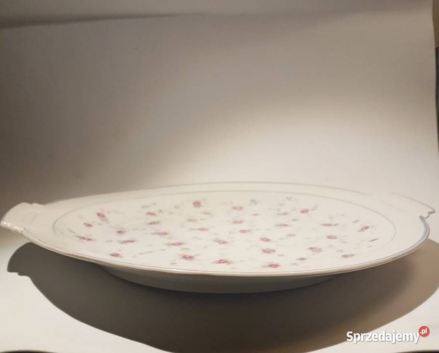 Taca porcelanowa PT Tielsch Wałbrzych różany Warszawa