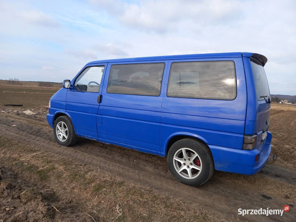 Vw t4 25 benzyna z gazem 4x4 mini kamper niebieski małopolskie Miechów