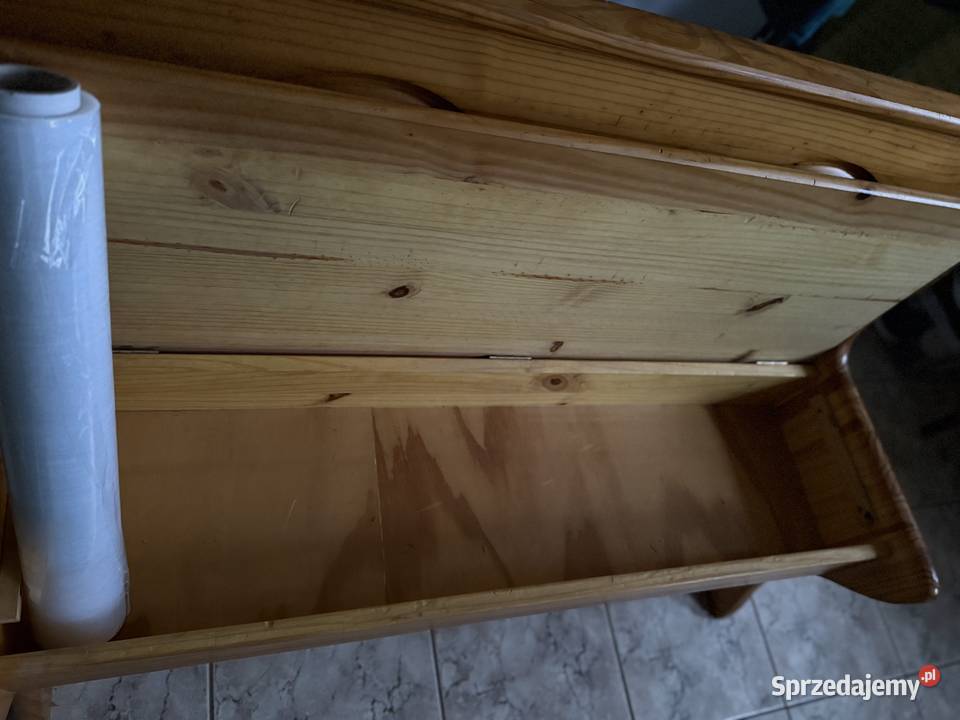 Lawa drewniana z podnoszonym siedziskiem Lublin