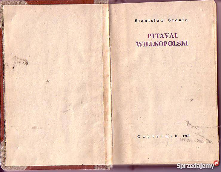 5784 PITAVAL WIELKOPOLSKI STANISŁAW SZENIC Czyrna