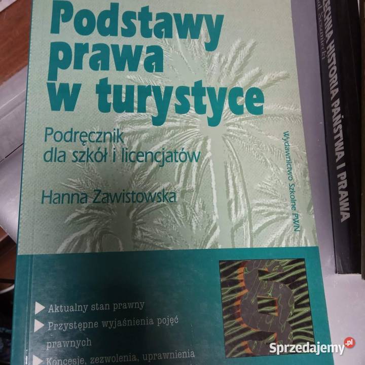 Podstawy prawa w turystyce antykwariat Warszawa sprzedam