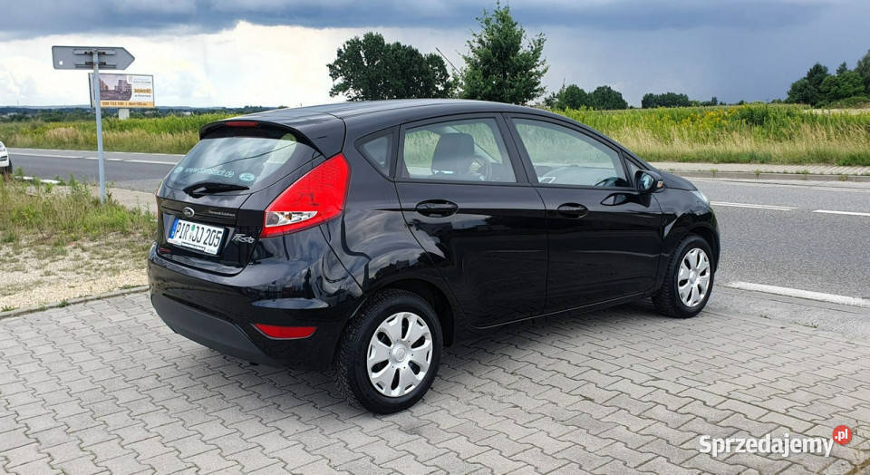 Ford Fiesta Podgrzewane foteleKlimatronik czarny Ford śląskie Przyszowice