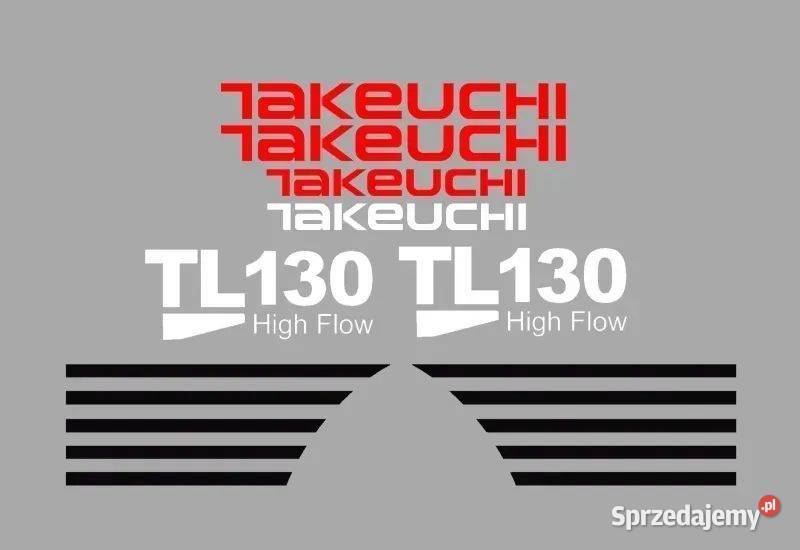 Naklejki oklejenie TAKEUCHI TL 120 130 140 150 Janików