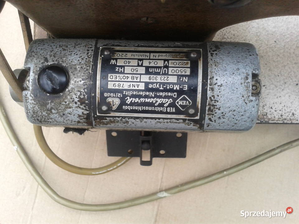 stara głowica maszyny do szycia Oświęcim