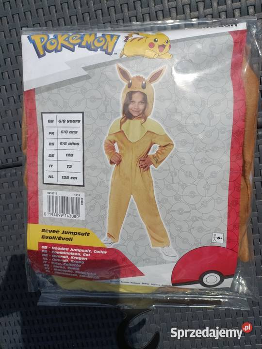 Kostiumstrój Pokemon Eevee 128 Toruń sprzedam
