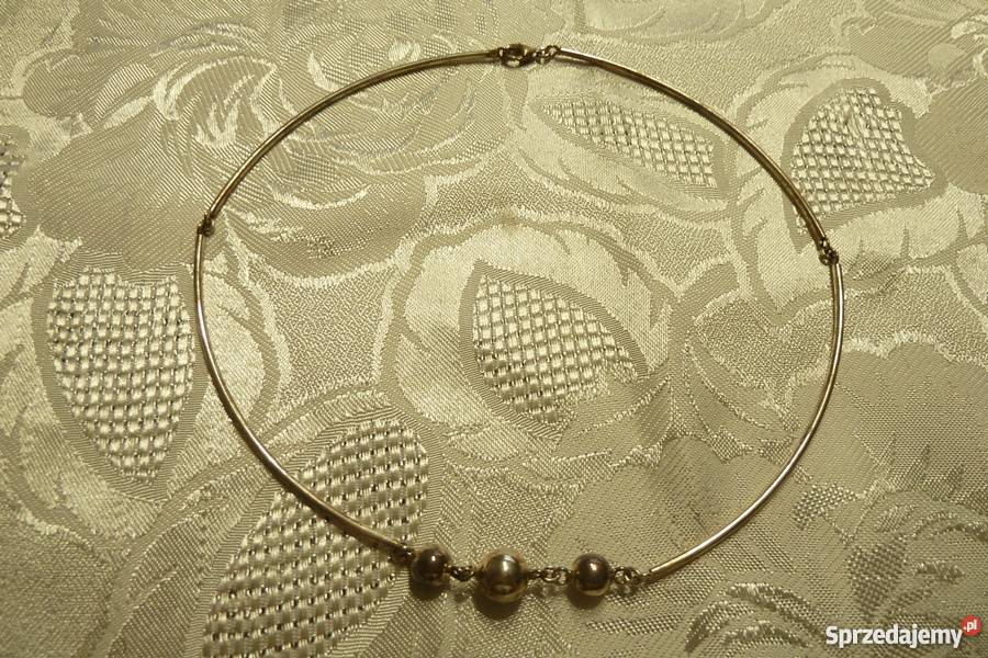 naszyjnik srebrny kulki Radom