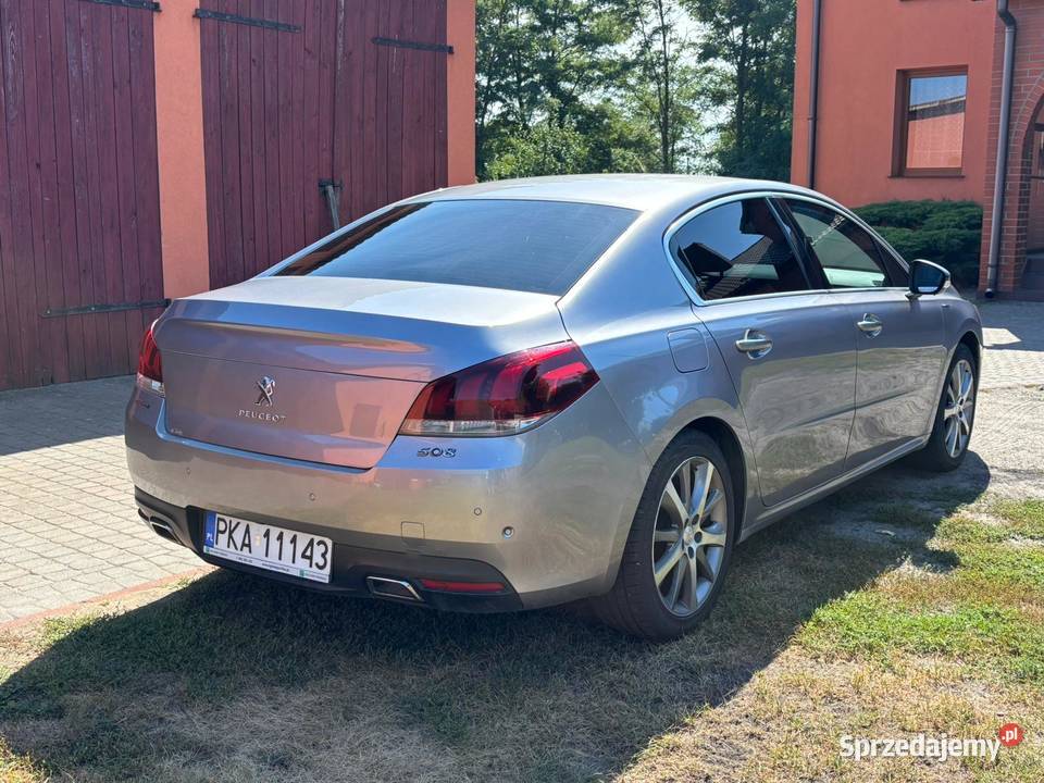 Peugeot 508 bezwypadkowy full led automat Sobiesęki Trzecie