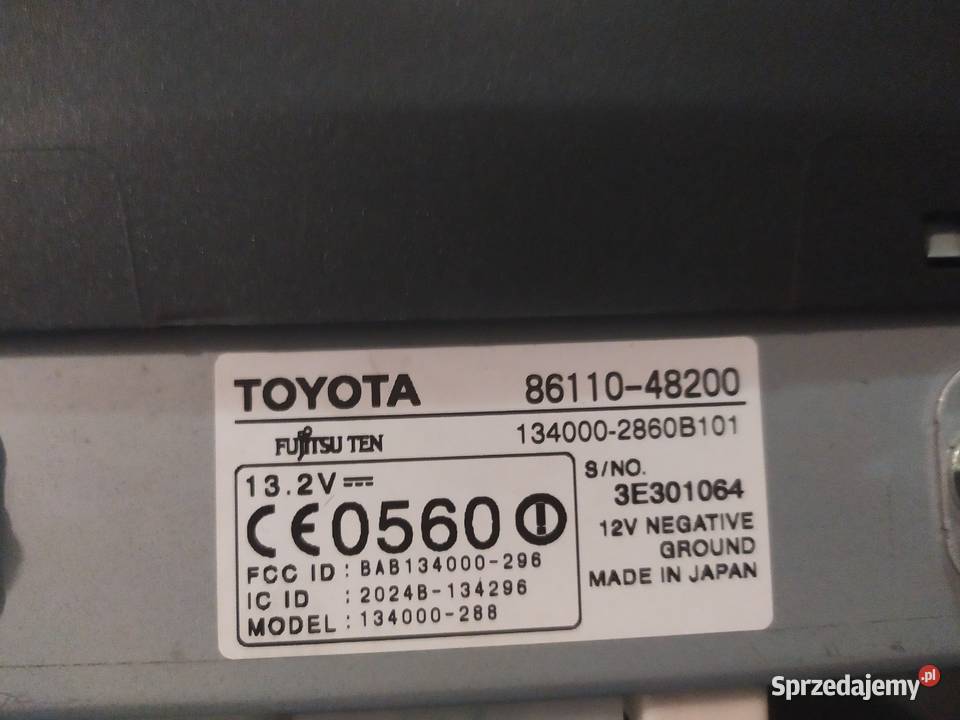 Lexus RX 400h nawigacja 8611048200 EUROPA 2007r Toruń