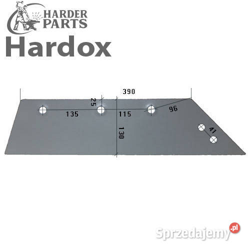 Lemiesz 300hektarów HARDOX SR30P części do pługa Rolnictwo Suwałki sprzedam