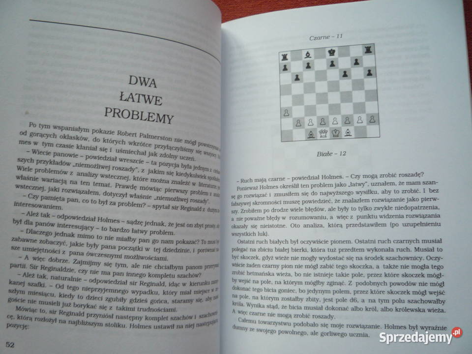 Zagadki szachowe Sherlocka Holmesa Raymond Szczecin sprzedam