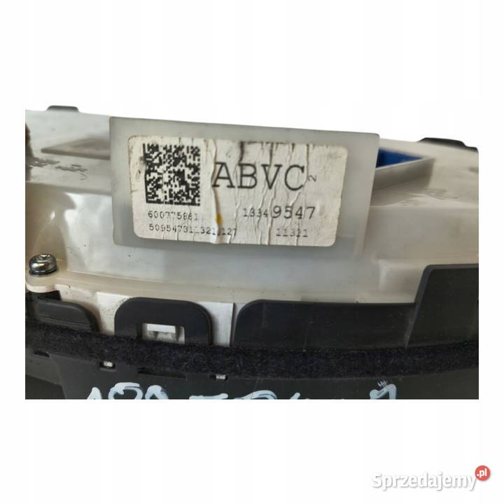 LICZNIK ZEGARY 13349547 ABVC Opel Meriva B 17 osobowe lubelskie Chełm