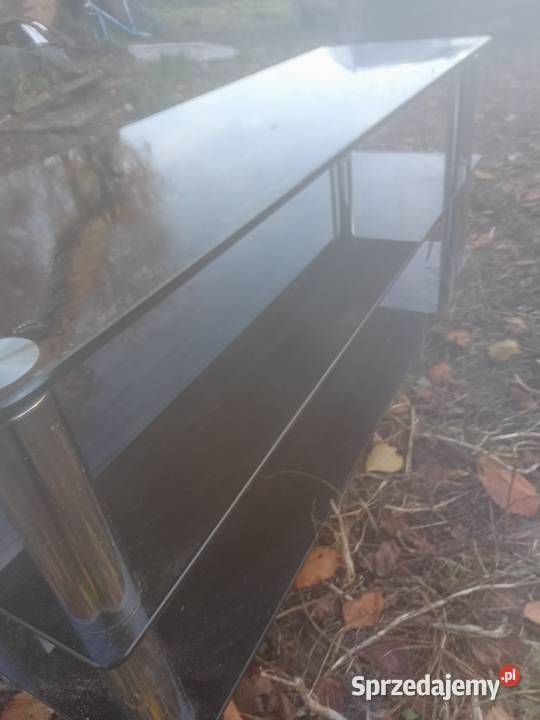 Szklany stolik pod telewizor Telewizory Bernardowo