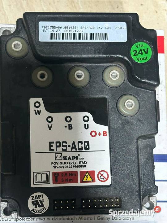 Sterownik ZAPI F07175DNA 8814294 24V 50A Antonie