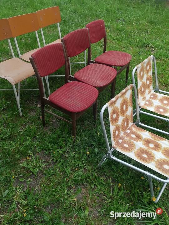 Krzesła fotele prl Sokołów Podlaski