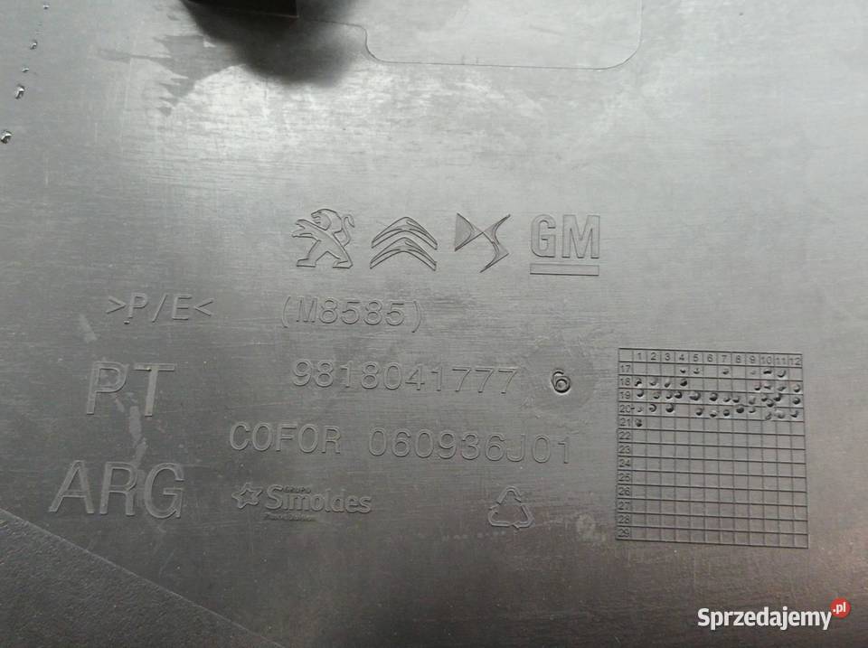 TAPICERKA BOCZEK LEWY DRZWI PRZESUWNYCH IV świętokrzyskie