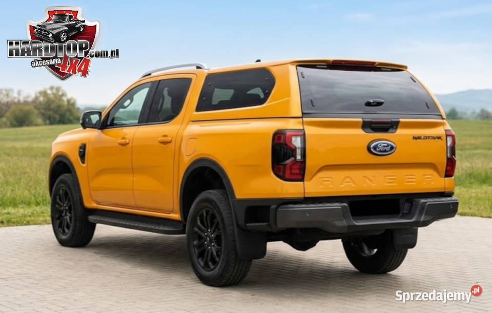 Zabudowa paki Hardtop Ford Ranger 2023 boki Pasłęk