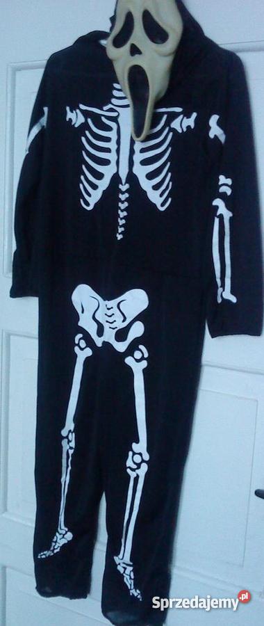 Na Halloween Kostium przebranie KOŚCIOTRUPMASKA Jelenia Góra sprzedam