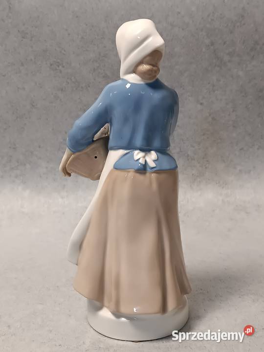 LIPPELSDORF Figura porcelana Kobieta z rybą pomorskie Gdańsk sprzedam