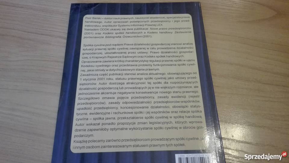 Spółka cywilna pod rządami prawa działalności Gdańsk sprzedam