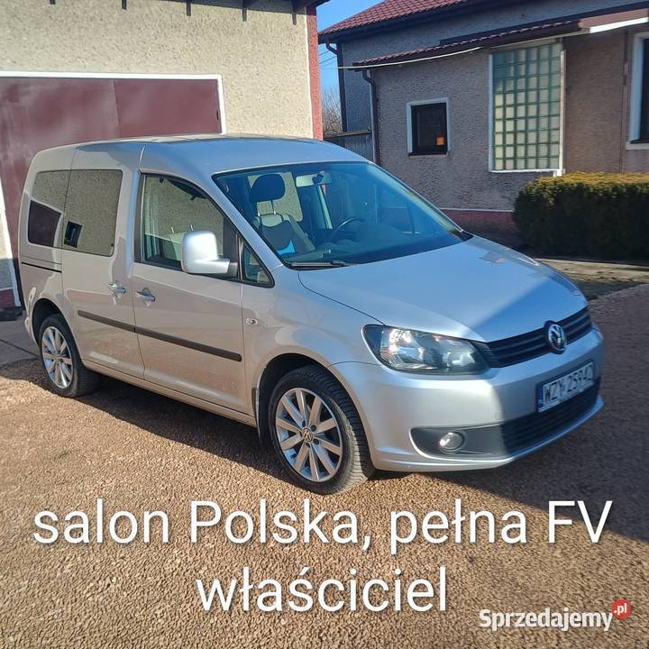 VW caddy 16 TDI właściciel Salon Polska 4/5 Caddy