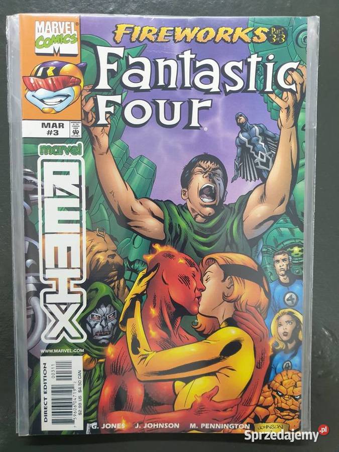 Fantastic Four Fireworks miniseria 3 komiksy Książki i Podręczniki Gdynia