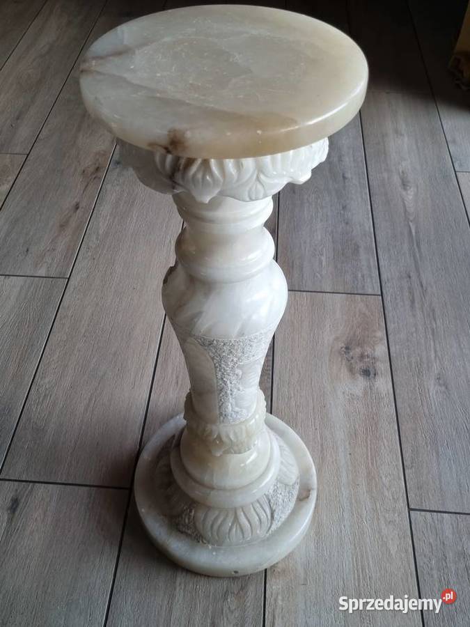 Kolumna z alabastru kwietnik REZERWACJA Wola Podłężna sprzedam