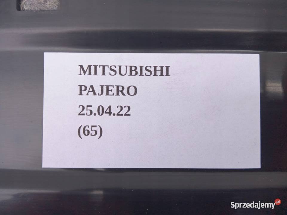 OSŁONA POD KIEROWNICĘ MITSUBISHI PAJERO SPORT II osobowe Nowy Tomyśl sprzedam
