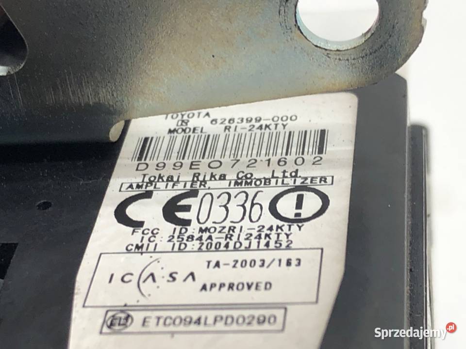 STACYJKA TOYOTA COROLLA E13 18 129 0409 KLUCZYK