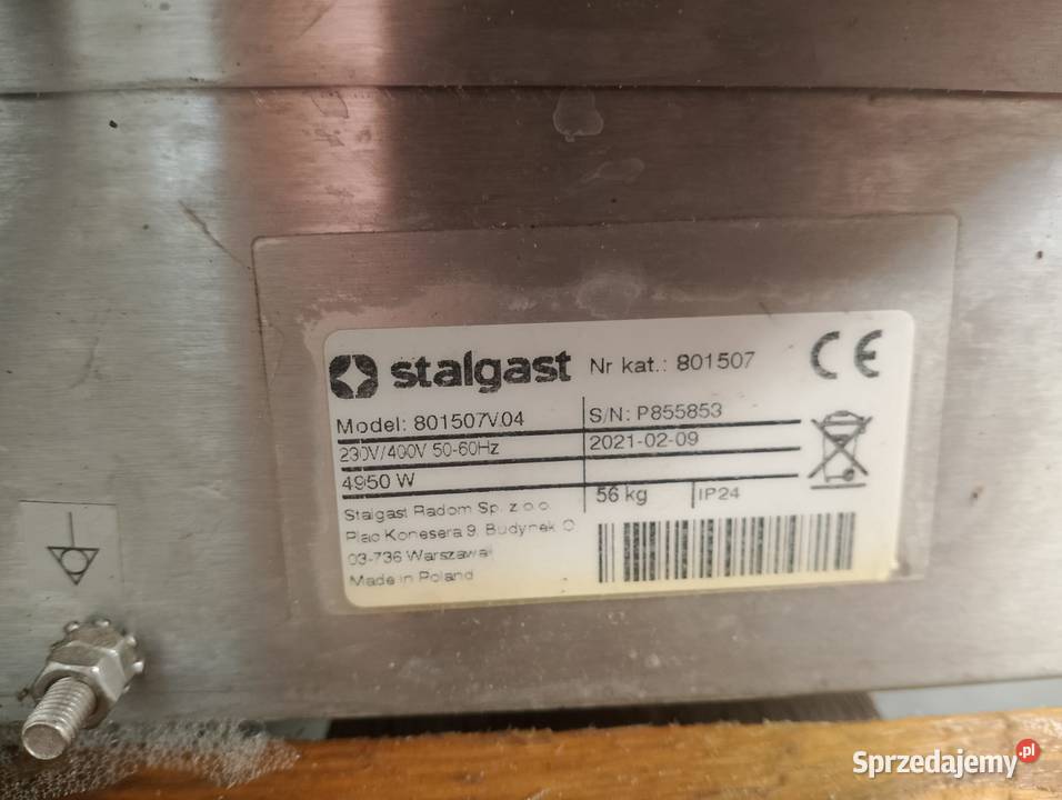 Zmywarka uniwersalna Stalgast 801507 230V Gastronomia Wrocław