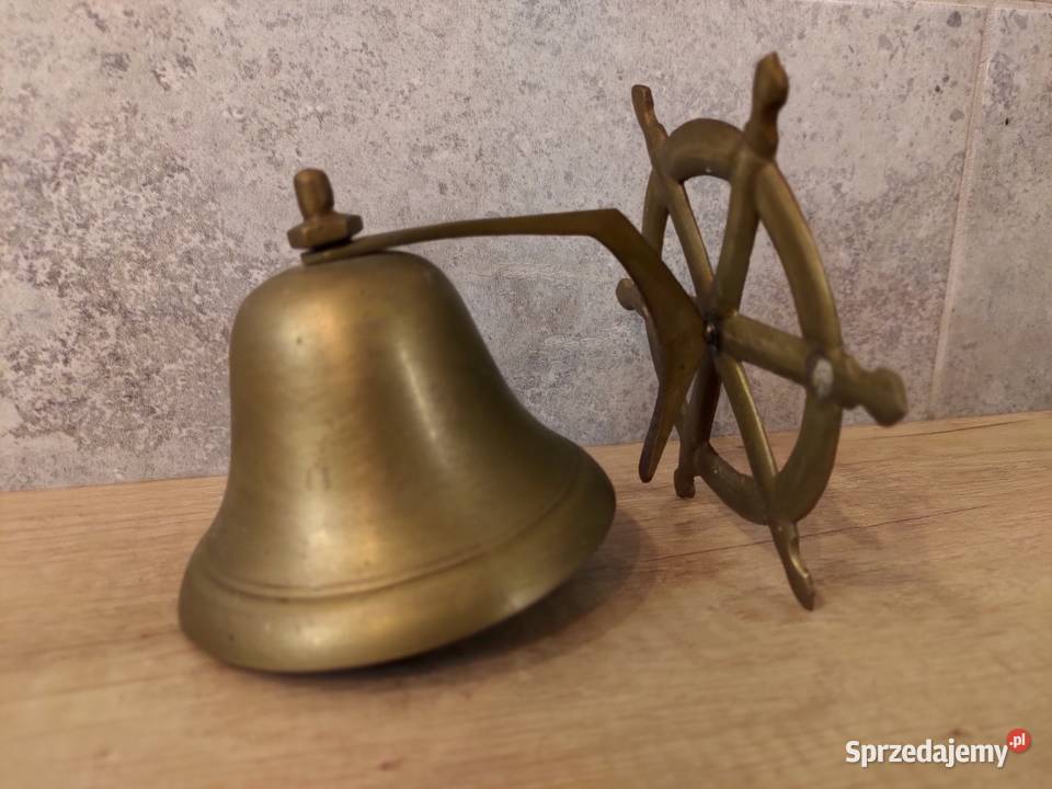 Stary dzwonek mosiężny
