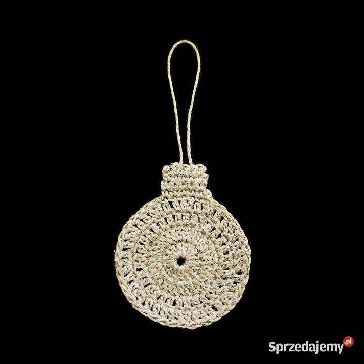 Zawieszka ozdoba szydełkowa na choinkę Bombka Kluczbork sprzedam