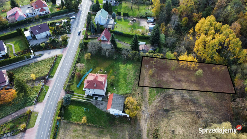 16 ar Wrząsowice Działka budowlana lesie