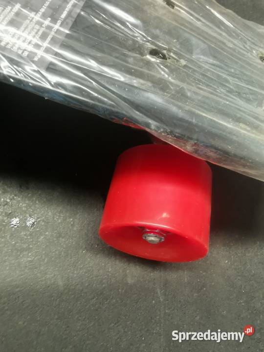 Deskorolka Fiszka czarna czerwone kółka Nowa Ruda Śląska