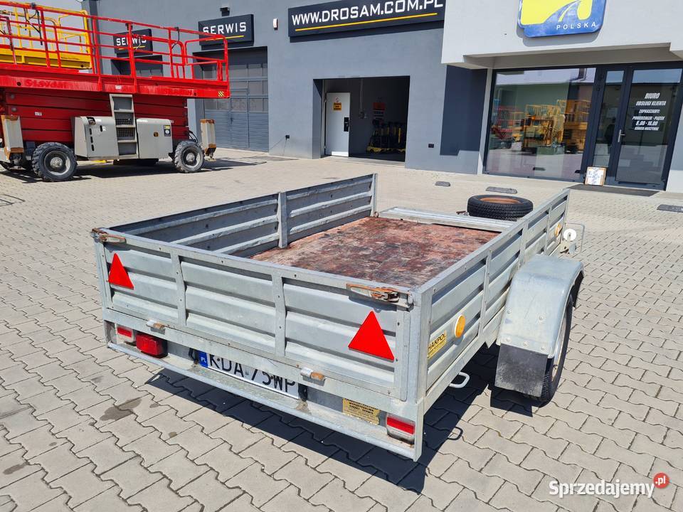 Przyczepka samochodowa Hakpol H750 pełny VAT małopolskie Dąbrowa Tarnowska sprzedam
