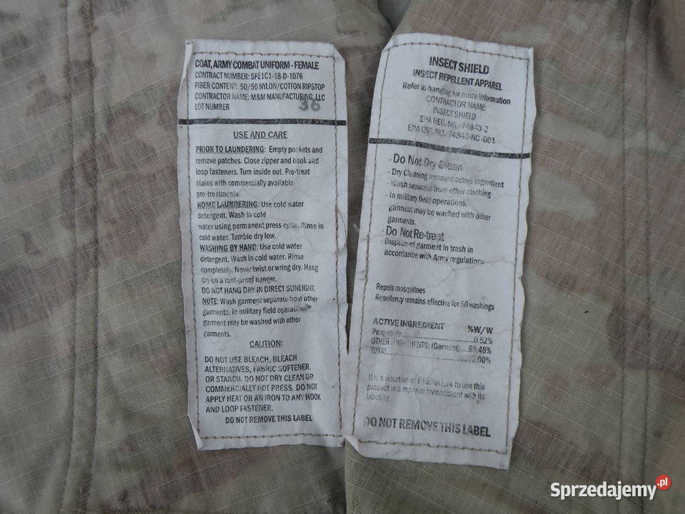 Bluza ACU multicam OCP 33 short FEMALE Wrocław