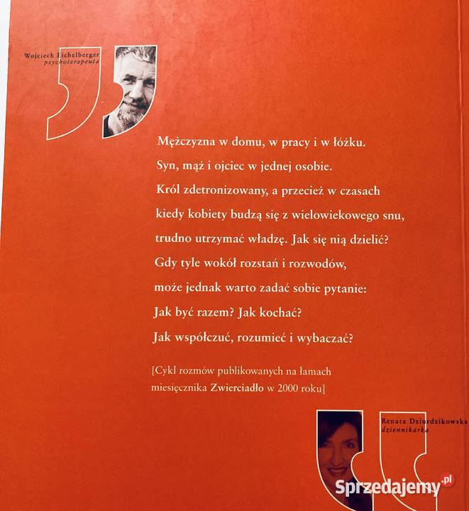 Mężczyzna też człowiek Wojciech Eichelberger mazowieckie Pruszków