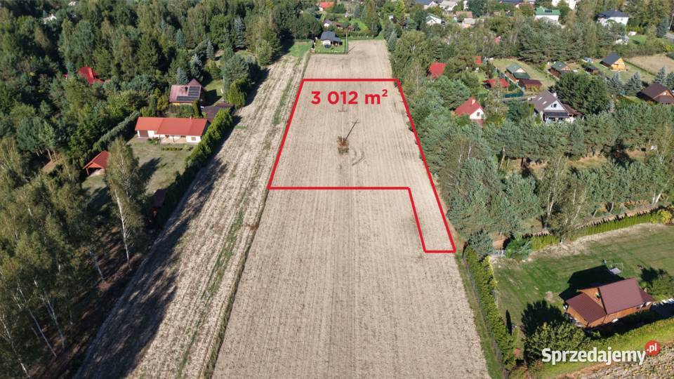 Działka 3013 m w Jedlance jeziora i lasu Jedlanka