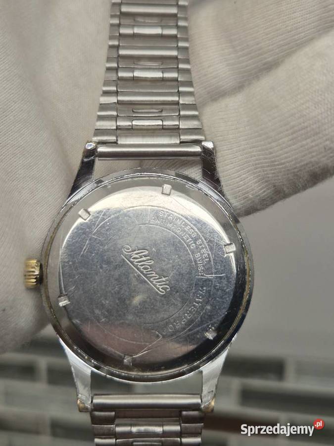 Zabytkowy zegarek Atlantic duża linia XXL sprzedam