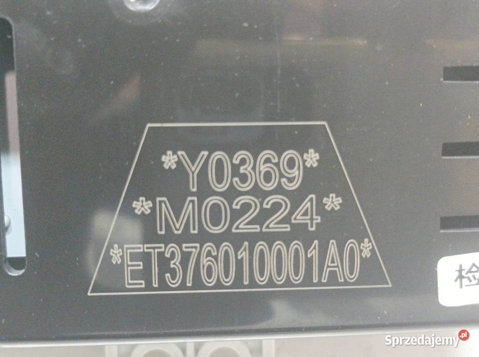 LICZNIK EUROPA ET376010001A0 15 B 106 Piaggio osobowe świętokrzyskie sprzedam