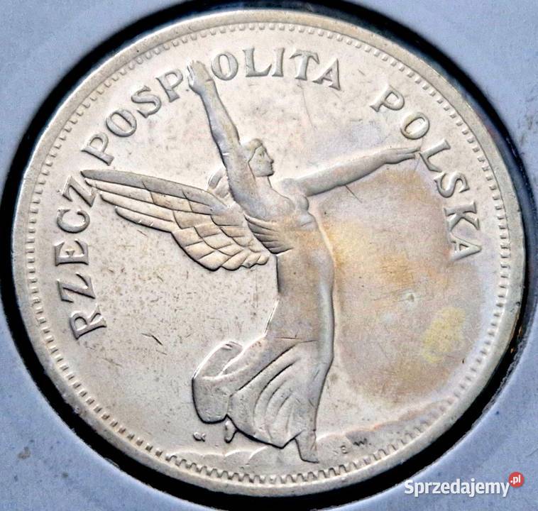 Monety II RP 5 Nike 1928 r i 1931 r Sosnowiec