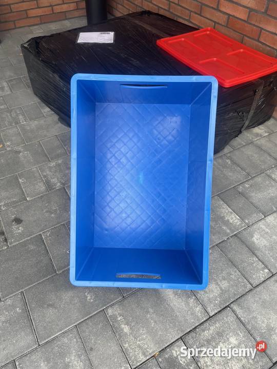 Skrzynki plastikowe E1 E2 E3 pokrywy NOWE Walichnowy