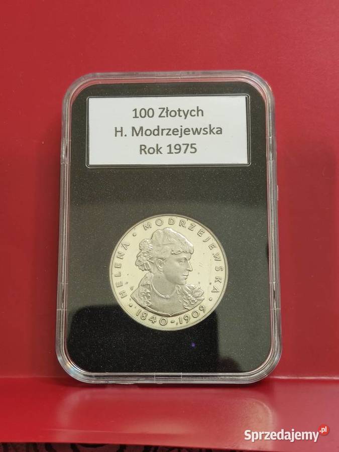 100 Helena Modrzejewska 1975r st lustrzany w Lębork