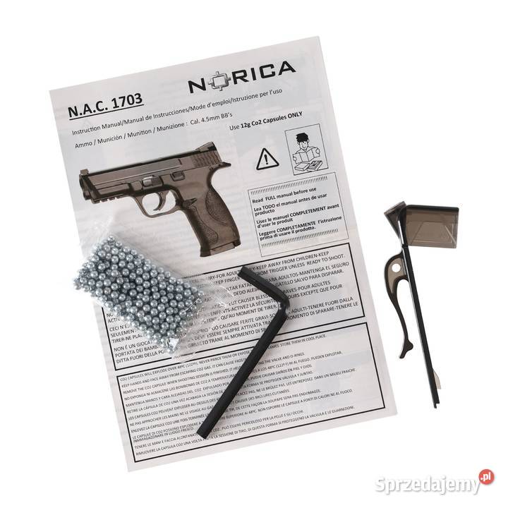 Pistolet wiatrówka Norica NAC 1703 45 mm BB CO2 Warszawa sprzedam
