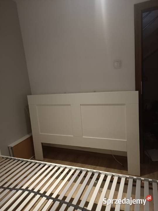 ikea lnset 160x200 łóżko ze stelażem i